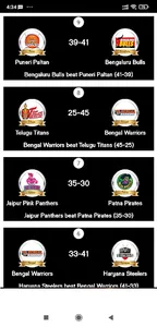 Pro Kabaddi Schedule Live screenshot 4