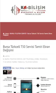 Bilgisayar Telefon Servisi screenshot 0