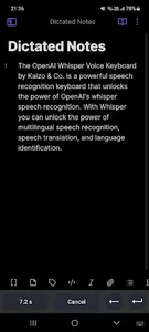 Kaiboard: Offline Speech2Text screenshot 0