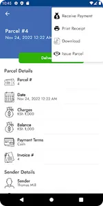 Parcel Delivery App screenshot 9