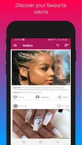 Malkia Salon App screenshot 0