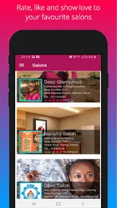 Malkia Salon App screenshot 2