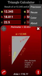Triangle Calculator screenshot 3