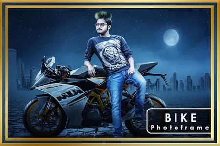 Bike Photo Frame screenshot 1
