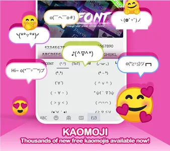 Kika Keyboard - Emoji, Fonts screenshot 2