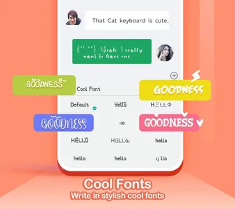 Kika Keyboard - Emoji, Fonts screenshot 3