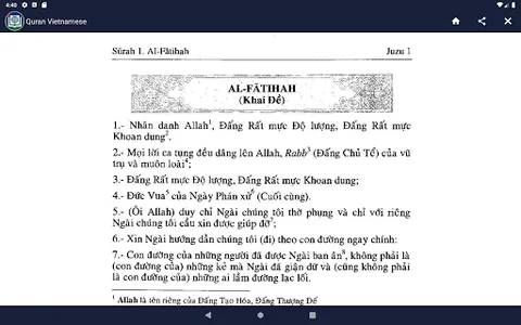 Quran Vietnamese screenshot 11