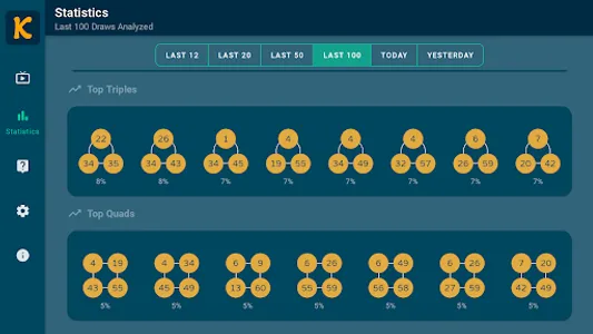 KINO Live Results Slips Stats screenshot 29