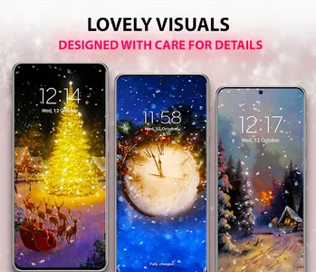 Snowfalling Live Wallpapers screenshot 11