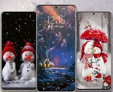 Snowfalling Live Wallpapers screenshot 13