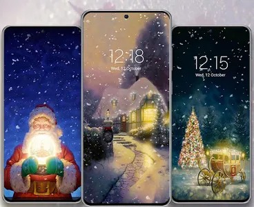 Snowfalling Live Wallpapers screenshot 14