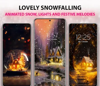Snowfalling Live Wallpapers screenshot 16