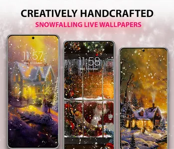Snowfalling Live Wallpapers screenshot 17
