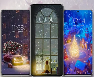 Snowfalling Live Wallpapers screenshot 20