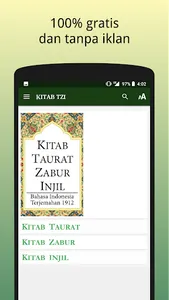 Kitab TZI - Taurat, Zabur, Inj screenshot 6