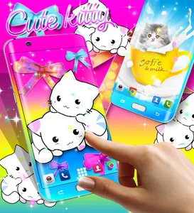 Cute kitty live wallpaper screenshot 18