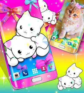 Cute kitty live wallpaper screenshot 19