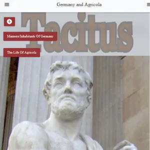 Germania  & Agricola by Tacitu screenshot 0