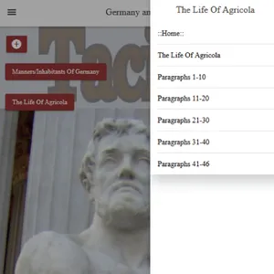 Germania  & Agricola by Tacitu screenshot 1