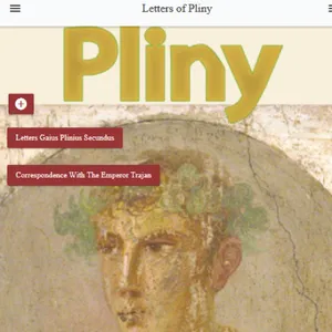 Letters of Pliny, by Gaius Pli screenshot 0