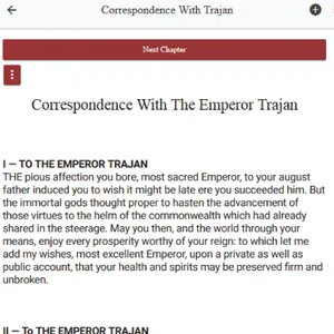 Letters of Pliny, by Gaius Pli screenshot 2