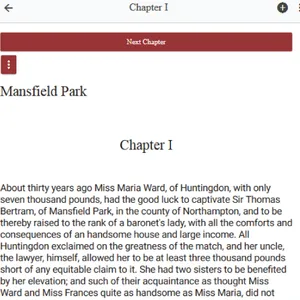 Mansfield Park, by Jane Austen screenshot 2