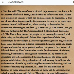 The Art of War, by Sun Tzu screenshot 2