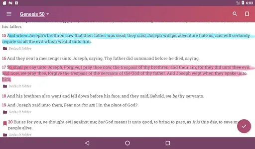 King James Bible KJV app screenshot 13