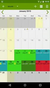 Shift Work Calendar (FlexR Pro screenshot 4