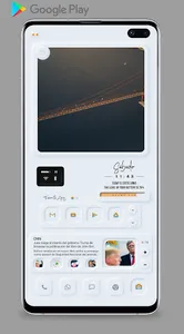 KLWP. RS-NEUMORPHIS-3 screenshot 5