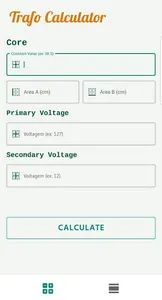 Trafo Calculadora screenshot 0