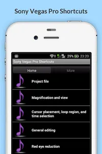 Shortcuts for Sony Vegas Pro screenshot 1