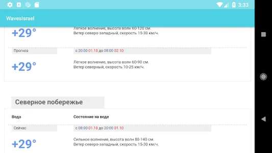Высота  Волн Израиля screenshot 0