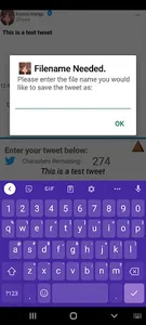 Koyomi Araragi Tweet Generator screenshot 3