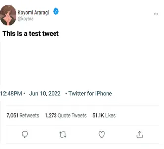 Koyomi Araragi Tweet Generator screenshot 5