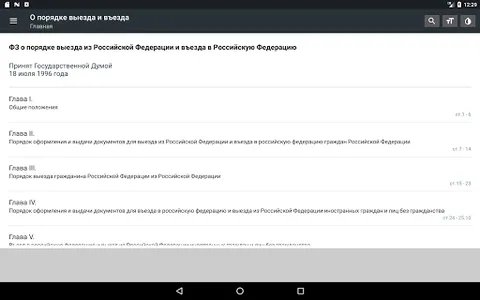 Закон о въезде и выезде в РФ screenshot 10