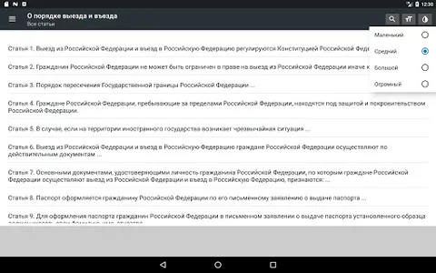 Закон о въезде и выезде в РФ screenshot 12