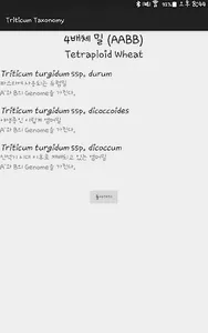 Triticum Taxonomy screenshot 1