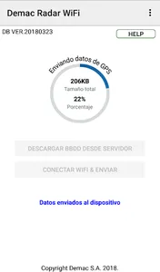 Demac Radar WiFi screenshot 2