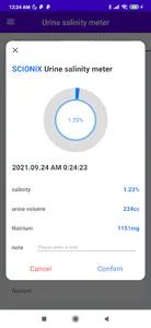 Urine Natrium Salinometer screenshot 3