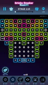 Bricks Breaker Neon 11 screenshot 4