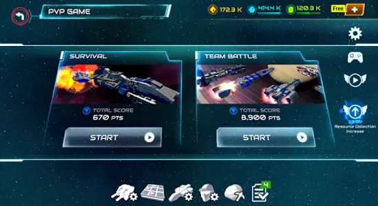 Starship battle screenshot 1