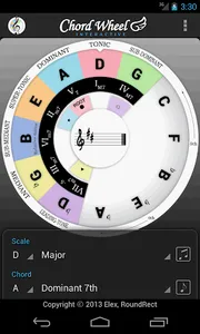 Chord Wheel : Circle of 5ths screenshot 0