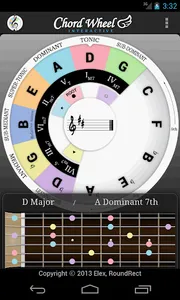 Chord Wheel : Circle of 5ths screenshot 2