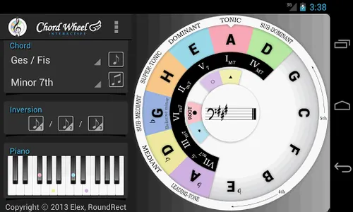 Chord Wheel : Circle of 5ths screenshot 3