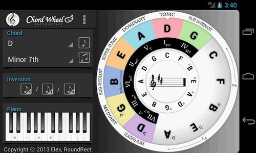 Chord Wheel : Circle of 5ths screenshot 4