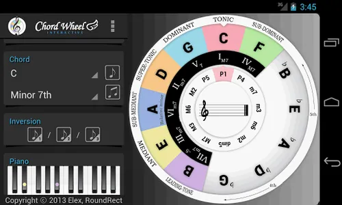 Chord Wheel : Circle of 5ths screenshot 5