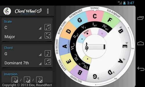 Chord Wheel : Circle of 5ths screenshot 6