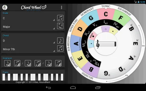 Chord Wheel : Circle of 5ths screenshot 7