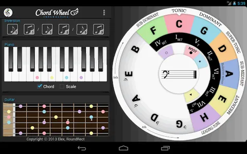 Chord Wheel : Circle of 5ths screenshot 8